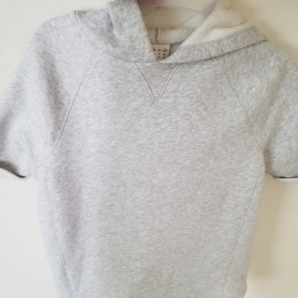 Short Sleeve hooded sweatshirt